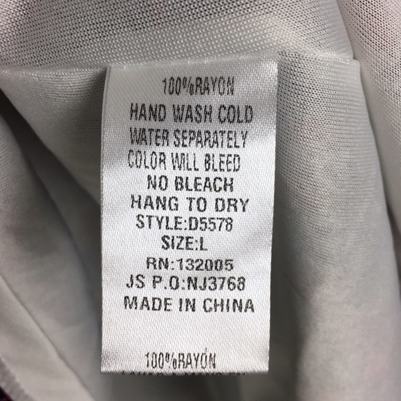 ENTRO Dress Patchwork Bell Sleeve Boho Prairie Peasant Hippie Gypsy Tunic Large - Picture 10 of 16